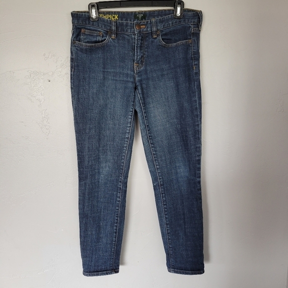 J. Crew Denim - J.Crew Stretch 29 Toothpick Jeans Dark Wash Denim